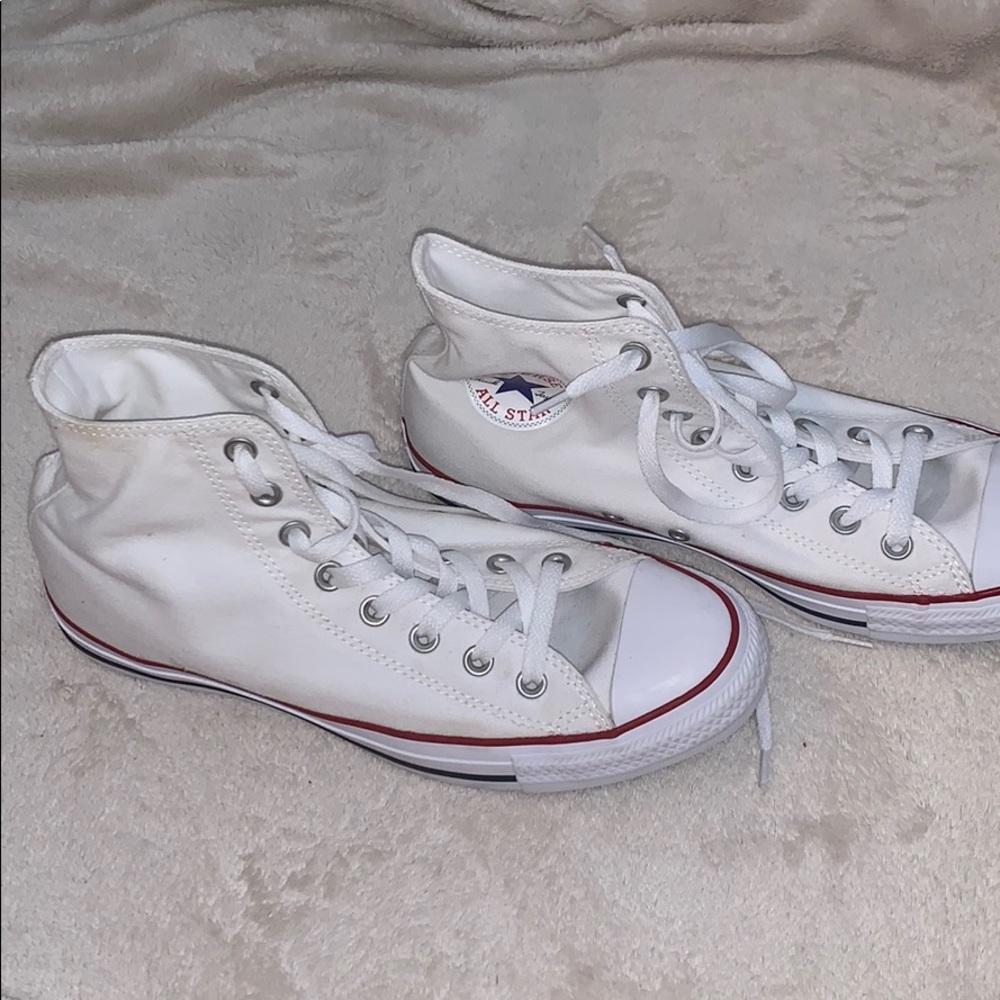 White High Top Converse